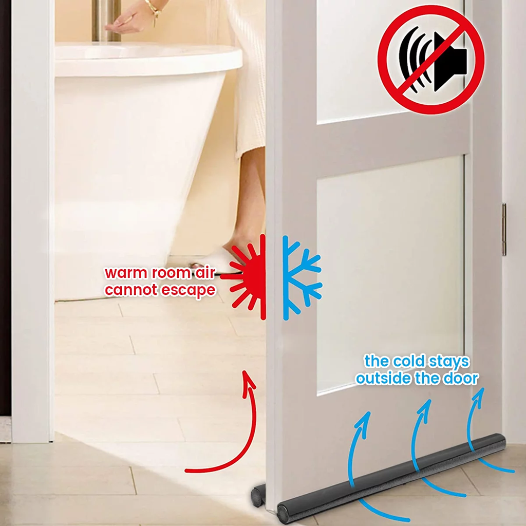 شريط عازل الباب المزدوح اسفنجي لمنع دخول الحشرات والاترابة