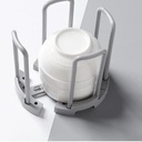 حامل ومنظم بولات وأطباق الطعام