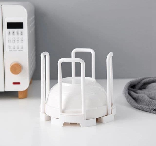 حامل ومنظم بولات وأطباق الطعام