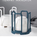 حامل ومنظم بولات وأطباق الطعام