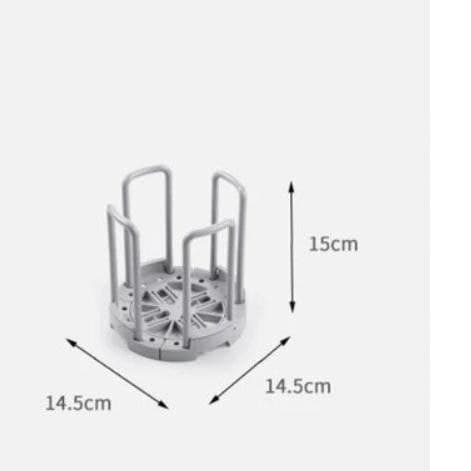 حامل ومنظم بولات وأطباق الطعام