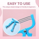 اداة  ازالة شعر الوجه والجسم يدويا من الجذور بطريقة امنة وسهلة  بديلا للفتلة - قابل للحمل