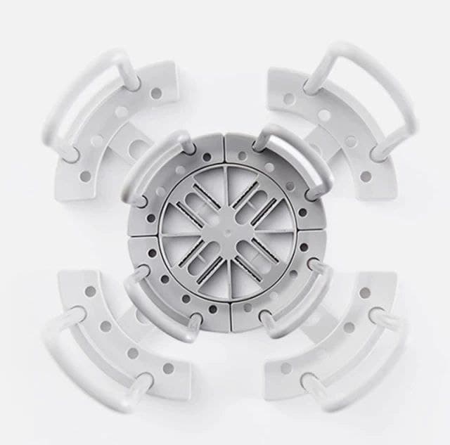 حامل ومنظم بولات وأطباق الطعام