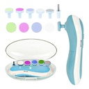 مبرد أظافر كهربائي للأطفال وحديثي الولادة ب 6 رؤوس و 4 سرعات يتم التبديل بينهم حسب الرغبة