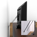 حزام أمان للشاشة من الاطفال مزدوج شديد التحمل مضاد للانقلاب قابل للتعديل