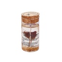 شمعة معطرة برائحة الورد في قالب زجاجي وغطاء خشبي