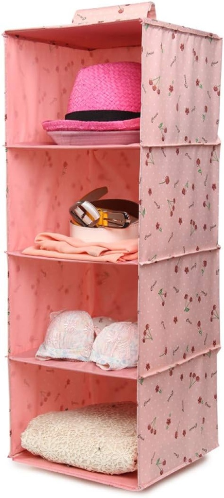 منظم ملابس معلق ووتر بروف 4 ادراج متعدد الاستخدامات لتنظيم الملابس والشنط و الاحذية داخل الدواليب