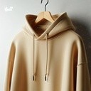 Mr. Roshi هودي اوفر سايز قطن باللون الابيض