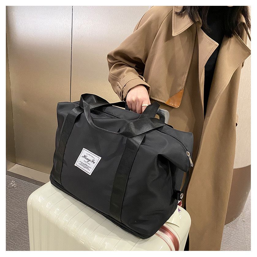 شنطة سفر وتربروف قابلة للطي كبيرة لتسع كافة المتعلقات الشخصية في السفر