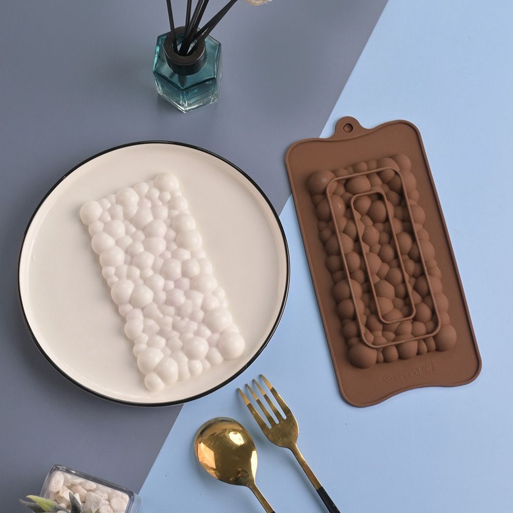 🔥🔥 قالب شيكولاته سيلكون مستطيل ببيدخل الفريزر🥶 و الفرن والميكرويف