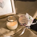 شمع معطر في برطمان زجاجي براوائح مختلفة لتعطير المنزل وإضافة اجواء رومانسية هادئة