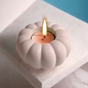 حامل شموع علي شكل ورده من الجبس لتغير ديكور منزلك