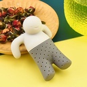 مصفاة شاي وأعشاب للإستمتاع بالمشروبات الساخنة على شكل انسان