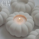 حامل شموع علي شكل ورده من الجبس لتغير ديكور منزلك