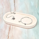 صينية جبس لوضع الشموع والاكسسورات لتجديد ديكور غرفتك