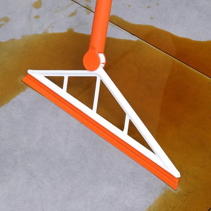 مساحة و فرشة 2*1 بيد ستانلس تدور 360 درجة لتنظيف الارضيات و الازاز و الاركان بسهولة