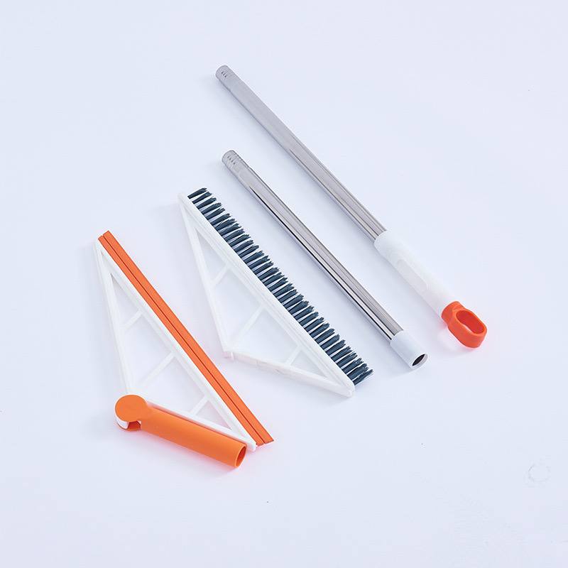 مساحة و فرشة 2*1 بيد ستانلس تدور 360 درجة لتنظيف الارضيات و الازاز و الاركان بسهولة