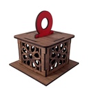 مبخرة وحامل بخور مصنوعة من خشب الليزر المصنوع يدوياً