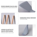 طقم توزيع و سكاكين 2*1  سيليكون بيد خشب18  قطعة