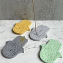 حامل بخور علي شكل كف من الجبس لتغير ديكور منزلك