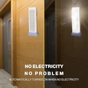 كشاف طوارئ ليد 30 لمبة بدرجتين اضاءة يعمل بالشحن و معه وصلة USB