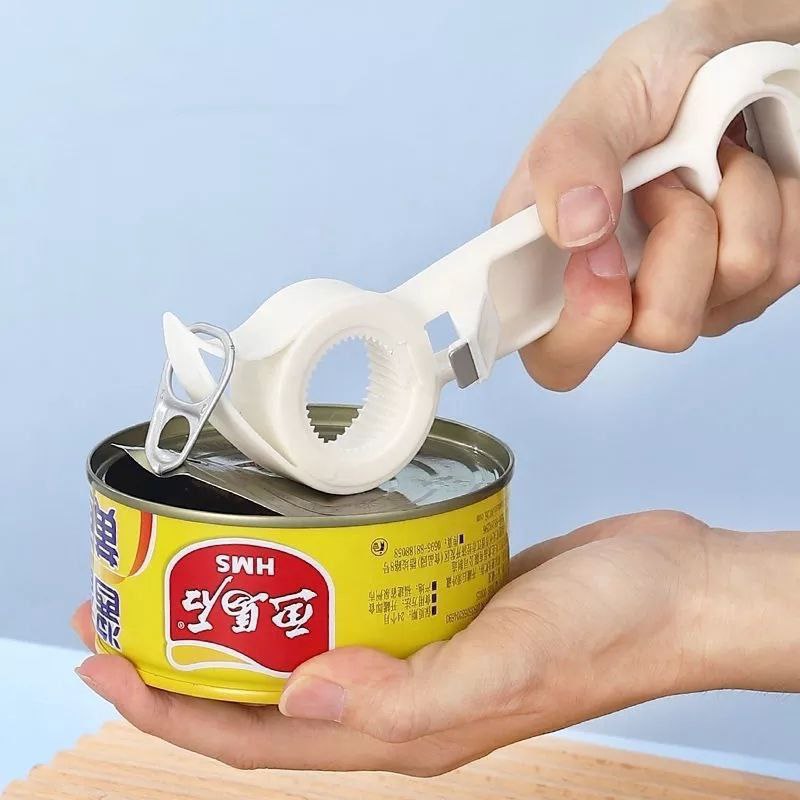 فتاحة 4*1 علي شكل دب لفتح البرطمانات و العلب سهلة الاستخدام و مريحة يمكن حملها باليد بسهولة