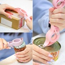 فتاحة 4*1 علي شكل دب لفتح البرطمانات و العلب سهلة الاستخدام و مريحة يمكن حملها باليد بسهولة