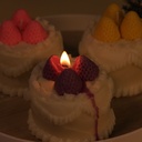 شمعة علي شكل تورتة فواحة لتغير ديكور البيت و المنزل و مناسبة لاعياد الميلاد