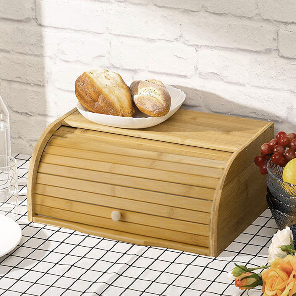 عياشة خشب بمقبض خشبي لحفظ العيش و المخبوزات من الرطوبة و تظل طازة