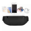 شنطة وسط وتربروف بحزام مقسمة من الداخل لجزئين لحمل المتعلقات الشخصية اثناء المشي او الجري