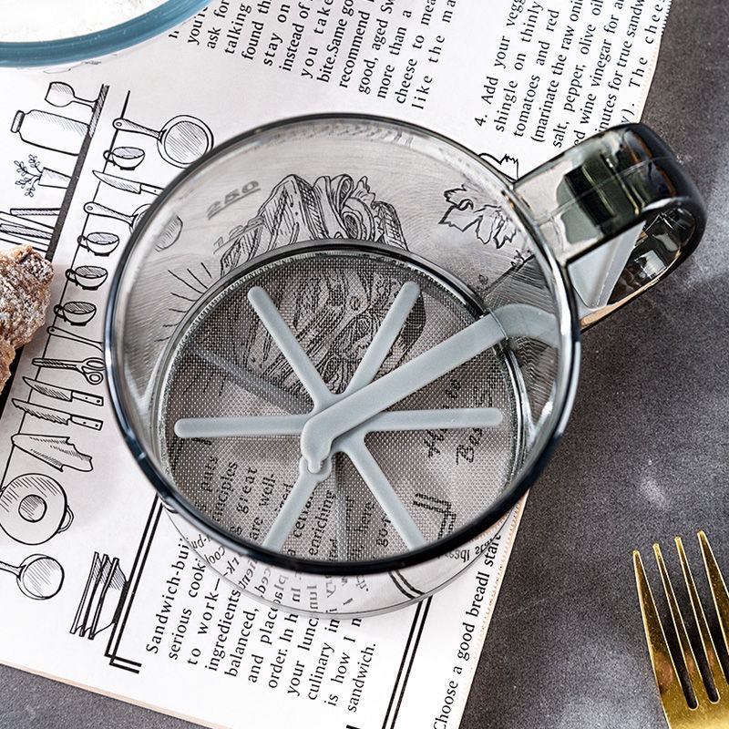 منخل دقيق يدوي 250 ملي بيد  ستانليس ستيل  بمعييار سهل الاستخدام