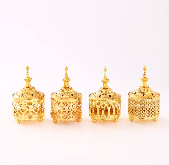 مبخرة  نحاس باشكال مزخرفة لاستقبال الشهر الكريم