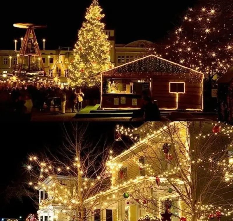 ستارة شبكية مضيئة 240 ليد لتزين الحائط ولاعطاء اجواء رمضان