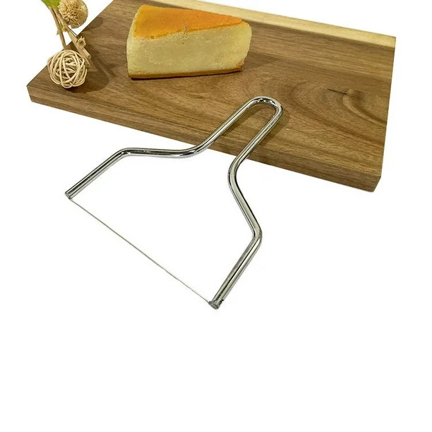 قطاعة استانليس ستيل سلكية لتقطيع الجبن والزبدة بسهولة بمقبض يد مريح