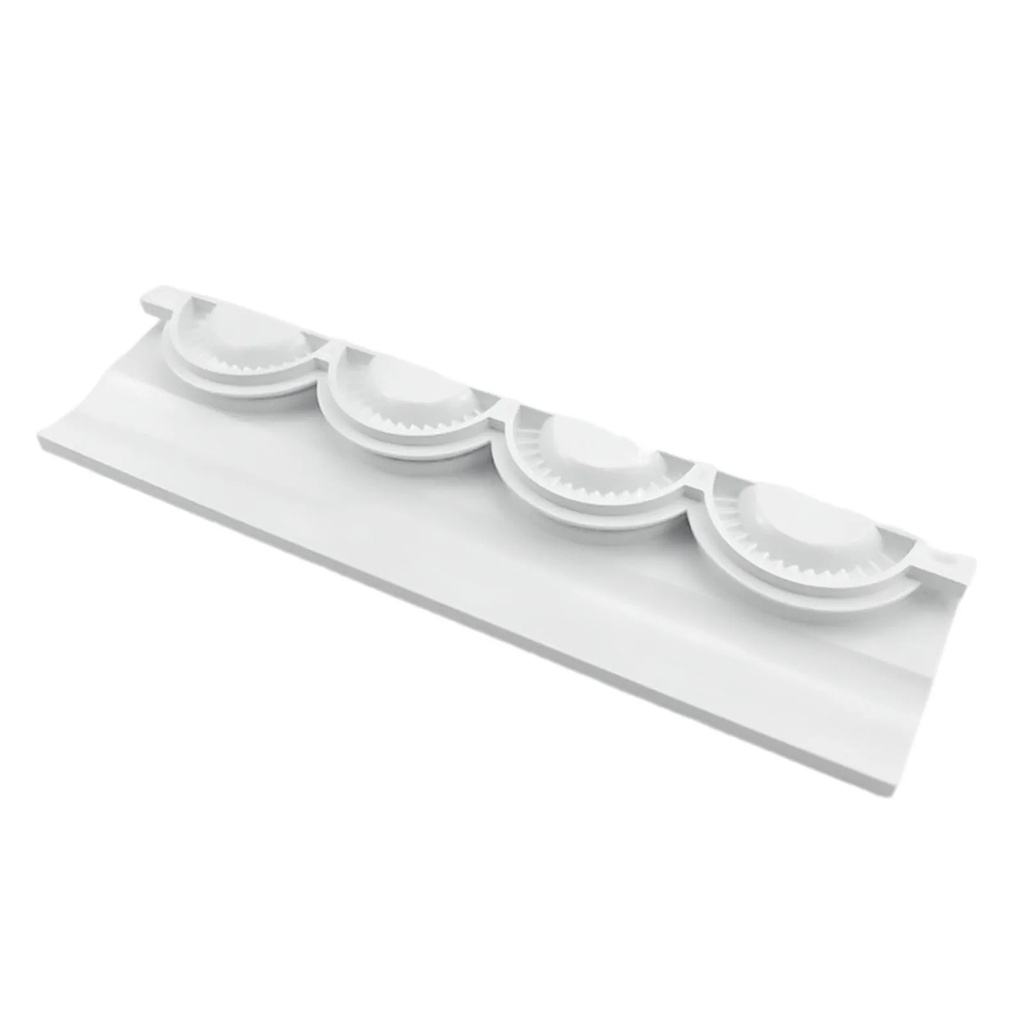 مكبس 4 خانات بلاستيك  لصنع و عمل القطايف سهلة الاستخدام