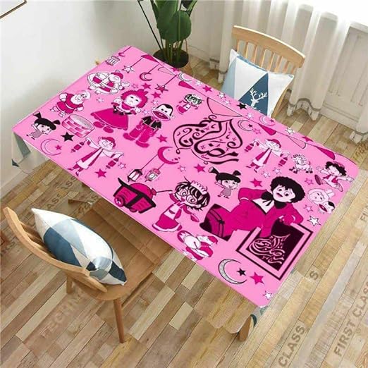 طقم مفارش رول بلاستيك برسومات رمضانية مختلفة للسفرة تلات قطع