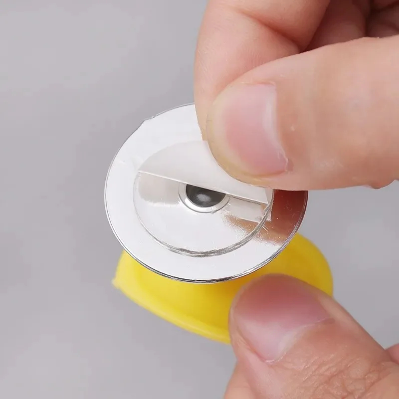 مقبض بديل ليد الدواليب والأدراج وزر ضغط المرحاض 2 في 1 شكل قلب بألوان مختلفة