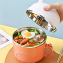 لانش بوكس 3 قطع ستانليس ستيل لحفظ الطعام يمكن فصله بغطاء محكم الغلق و يد