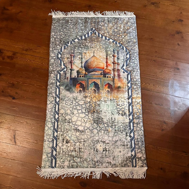 مصلية قطن مبطنة باسفنج طبي مريح بقاعدة فير قابلة للانزلاق مناسبة للمنزل والخروج