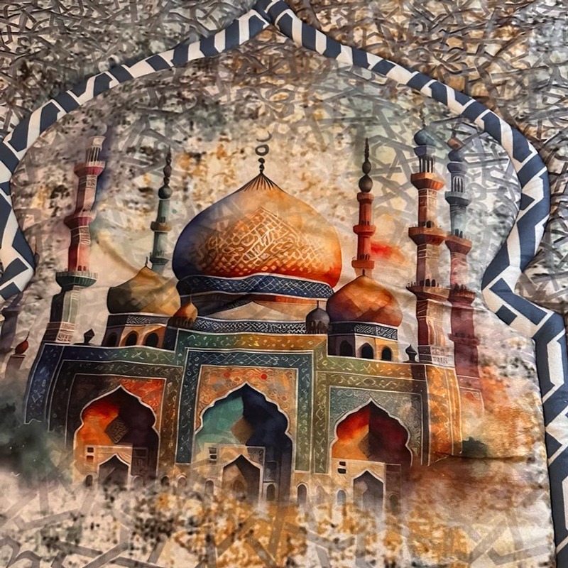 مصلية قطن مبطنة باسفنج طبي مريح بقاعدة فير قابلة للانزلاق مناسبة للمنزل والخروج