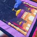 سجادة صلاة قطيفة مبطنة بشراشيب الوان ناعمة للجبهة والمفاصل مقاس 56 * 96 سم للصلاه في المسجد او البيت او العمل