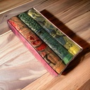 طقم رول مفارش 3 قطع بأشكال وشخصيات رمضانية بألوان مختلفة من البلاستيك