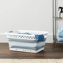 طبق الغسيل من السيليكون القابل للطي