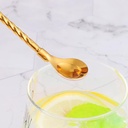 طقم معالق شاليموة زجزاج سيلفر 6 قطع  + فرشاة تنظيف للكوكتيل والعصائر