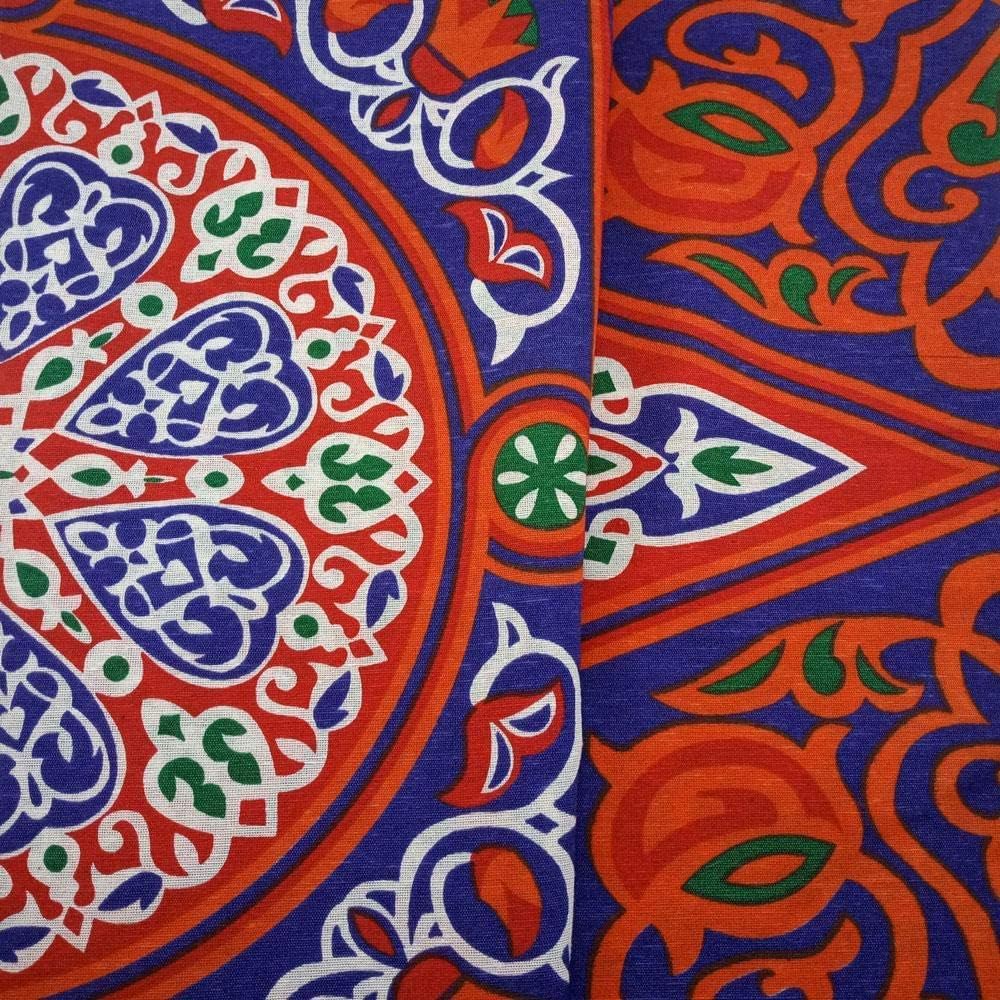 مفرش سفرة 1.5 متر بتصميم خيامية رمضان لاستقبال ليالي رمضان