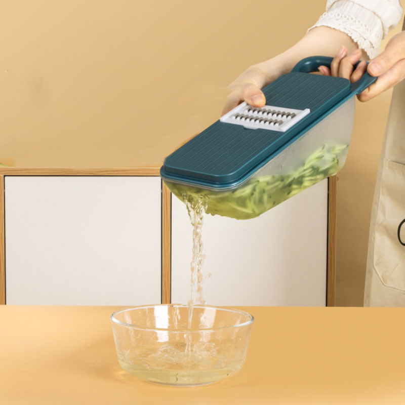 مبشرة و قطاعة بيد 5 رؤوس لبشر الخضار والفاكهة والجبن