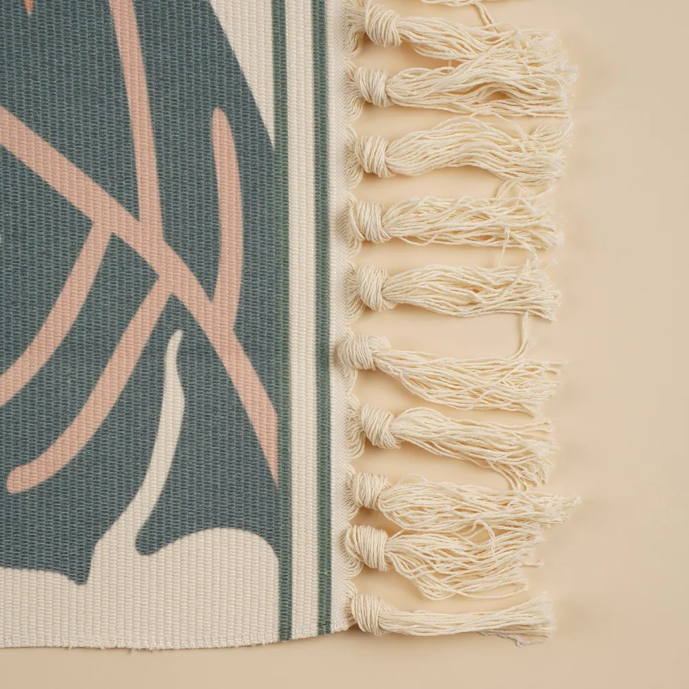 سجادة كليم مصنوعة يدويا 60 * 90 سم  بتصميم بوهيمي لتجديد ديكور المنزل