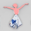 شماعة للحائط بدبل فيس ذاتي علي شكل راقصة باليه للمطبخ و الحمام