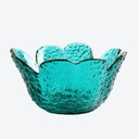 طبق شكل وردة لحمل وتقديم التسالي والكاندي والحلويات للضيوف بشكل شيك من الزجاج