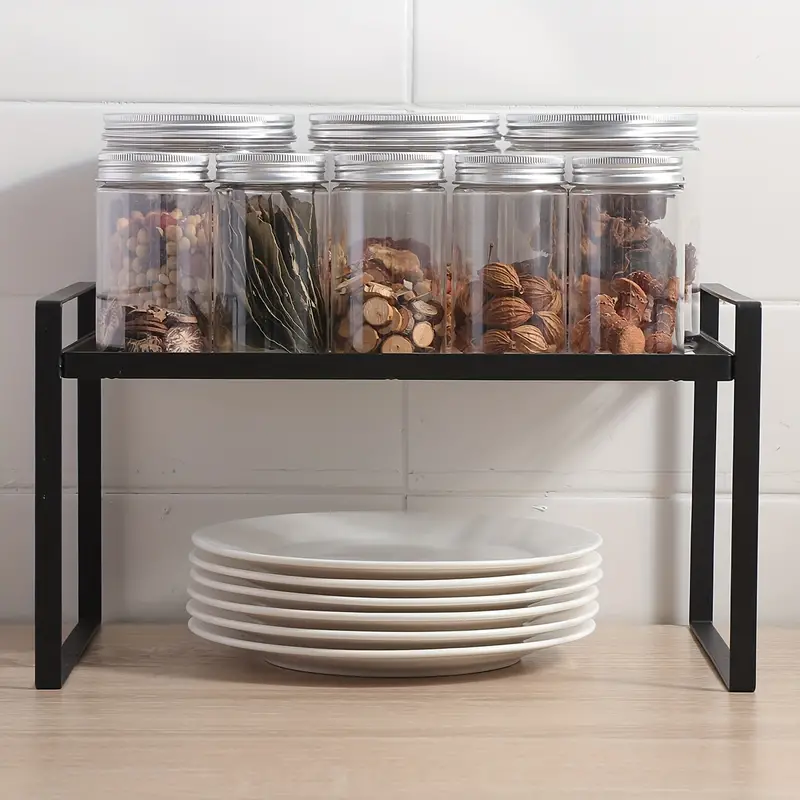 استاند ورف معدن لتنظيم أدوات المطبخ كالحلل و الأكواب والاطباق